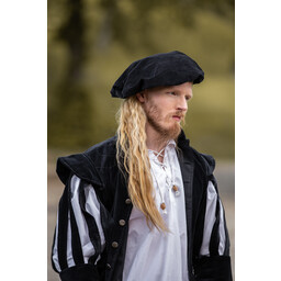 Velvet beret, black - Celtic Webmerchant