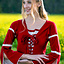 Jurk Eleanora rood-wit - Celtic Webmerchant