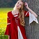 Leonardo Carbone Vestido Eleanora, rojo-blanco - Celtic Webmerchant