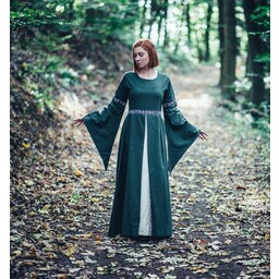 Dress Ivy green-white - Celtic Webmerchant