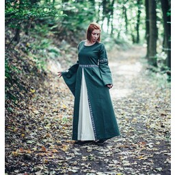 Kjole Ivy green-white - Celtic Webmerchant