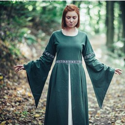 Kleid Ivy grün-weiß - Celtic Webmerchant