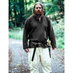 Viking tunic Hans, black - Celtic Webmerchant