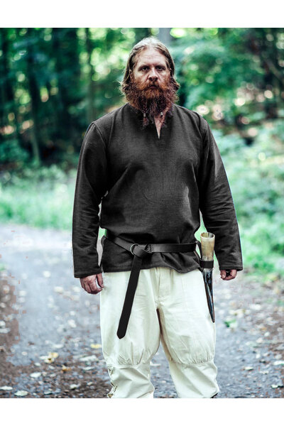 Vikingtuniek Hans, zwart - Celtic Webmerchant