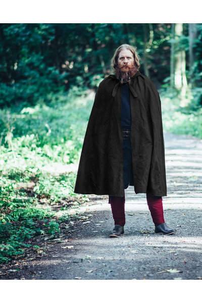 Cloak Milisant, black - Celtic Webmerchant