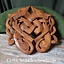 Wooden Odin wolves - Celtic Webmerchant