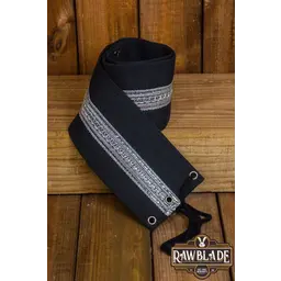 Ceinture en tissu Jeanne - Noir / argent - Celtic Webmerchant