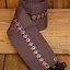 Ceinture en tissu Jeanne - Marron / roses rouges - Celtic Webmerchant