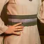 Jeanne fabric belt - White / silver - Celtic Webmerchant