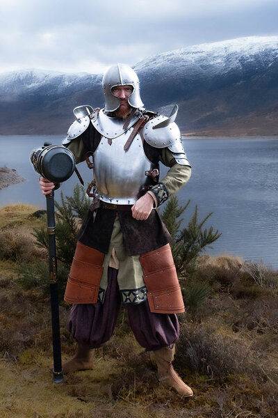 Pauldrons Warrior - Celtic Webmerchant