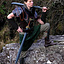 Armure en cuir pour les épaules et la nuque, brun noir - Celtic Webmerchant
