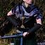 Armure en cuir pour les épaules et la nuque, brun noir - Celtic Webmerchant