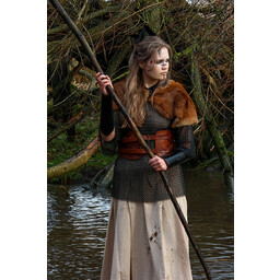 Haubergeon, svart, ej nitad 9 mm - Celtic Webmerchant