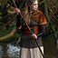 Haubergeon, svart, ej nitad 9 mm - Celtic Webmerchant