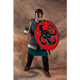 Haubergeon, blandat, platta ringar, runda nitar, 6 mm - Celtic Webmerchant