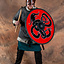 Haubergeon, mixte, anneaux plats, rivets ronds, 6 mm - Celtic Webmerchant