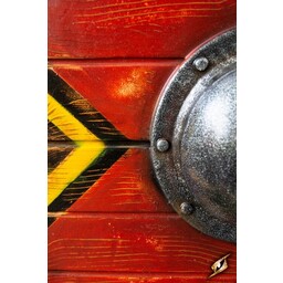 LARP shield Thegn, rot, 70 cm - Celtic Webmerchant