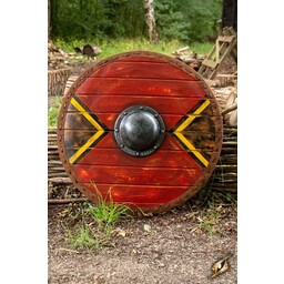 LARP shield Thegn, red, 70 cm - Celtic Webmerchant
