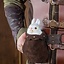 Rabbit Roger in leather pouch - Brown - Celtic Webmerchant