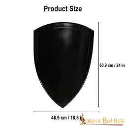 Escudo de cometa medieval oscuro - Celtic Webmerchant