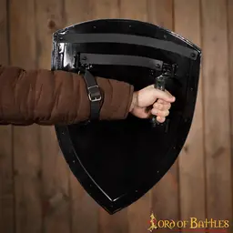 Medieval kite shield dark - Celtic Webmerchant