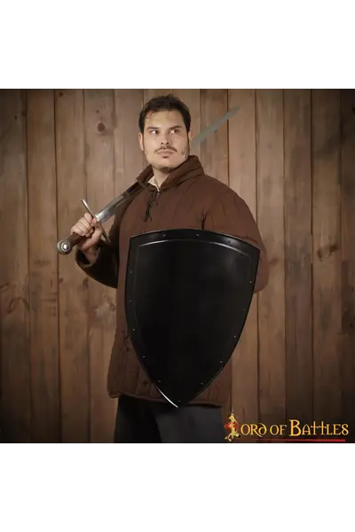 Medieval kite shield dark - Celtic Webmerchant