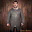 Hauberk mit Schlitz, flache Ringe, runde Nieten 9 mm - Celtic Webmerchant