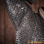 Hauberk mit Schlitz, flache Ringe, runde Nieten 9 mm - Celtic Webmerchant