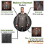 Hauberk met split, platte ringen, ronde klinknagels 9 mm - Celtic Webmerchant