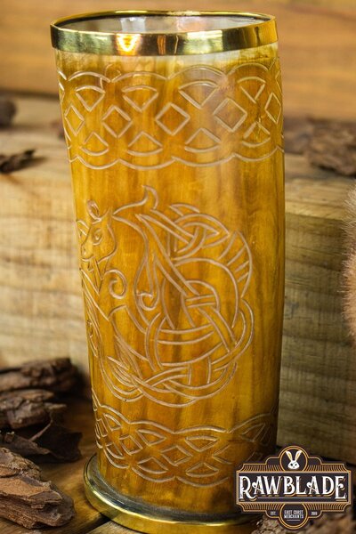 Tasse en Corne Cheval Celtique - Celtic Webmerchant