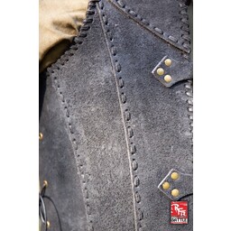 Brigandine met riemen, zwart - Celtic Webmerchant