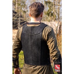 Brigandine met riemen, zwart - Celtic Webmerchant