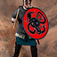 Haubergeon, anneaux plats, rivets ronds 8 mm - Celtic Webmerchant