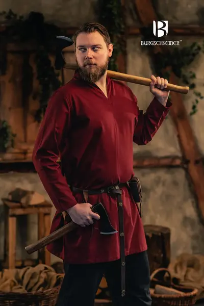 Tunika Ekwin, röd - Celtic Webmerchant
