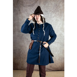 Cotehardie Rafael, wool, blue - Celtic Webmerchant