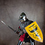 Biały latawiec tarcza - Celtic Webmerchant