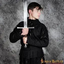 15de eeuwse gambeson, zwart - Celtic Webmerchant