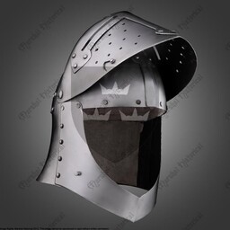Grand 'bascinet' avec visière - Celtic Webmerchant