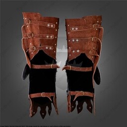 Leather leg pieces 14th century - Celtic Webmerchant