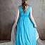 Robe de déesse Pénélope, turquoise - Celtic Webmerchant