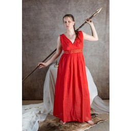 Göttinnenkleid Penelope, korallenrot - Celtic Webmerchant