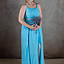 Goddess dress Thetis, turquoise - Celtic Webmerchant