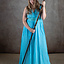 Goddess dress Penelope, turquoise - Celtic Webmerchant