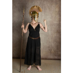 Göttin Kleid Athena, schwarz - Celtic Webmerchant