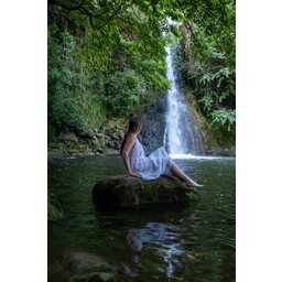 Göttinnenkleid Hera, weiß - Celtic Webmerchant