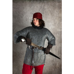 Cota de malla, anillas redondas, remaches redondos de 8 mm - Celtic Webmerchant