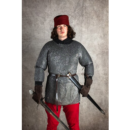 Haubergeon, platte ringen, ronde klinknagels 8 mm - Celtic Webmerchant