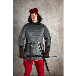 Haubergeon, platte ringen, ronde klinknagels 8 mm - Celtic Webmerchant