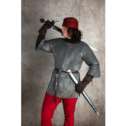 Haubergeon, platte ringen, ronde klinknagels 8 mm - Celtic Webmerchant