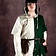 Burgschneider Surcoat Aleran, right side, natural - Celtic Webmerchant